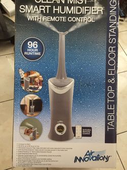 Clean mist smart humidifier w remote air innovations