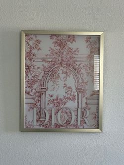 Elegant Dior Floral Wall Art