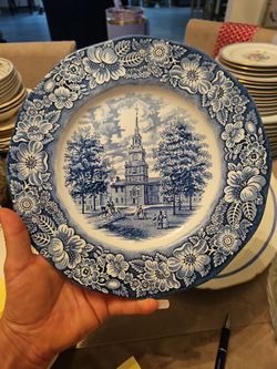 Liberty blue Independence Hall made in England