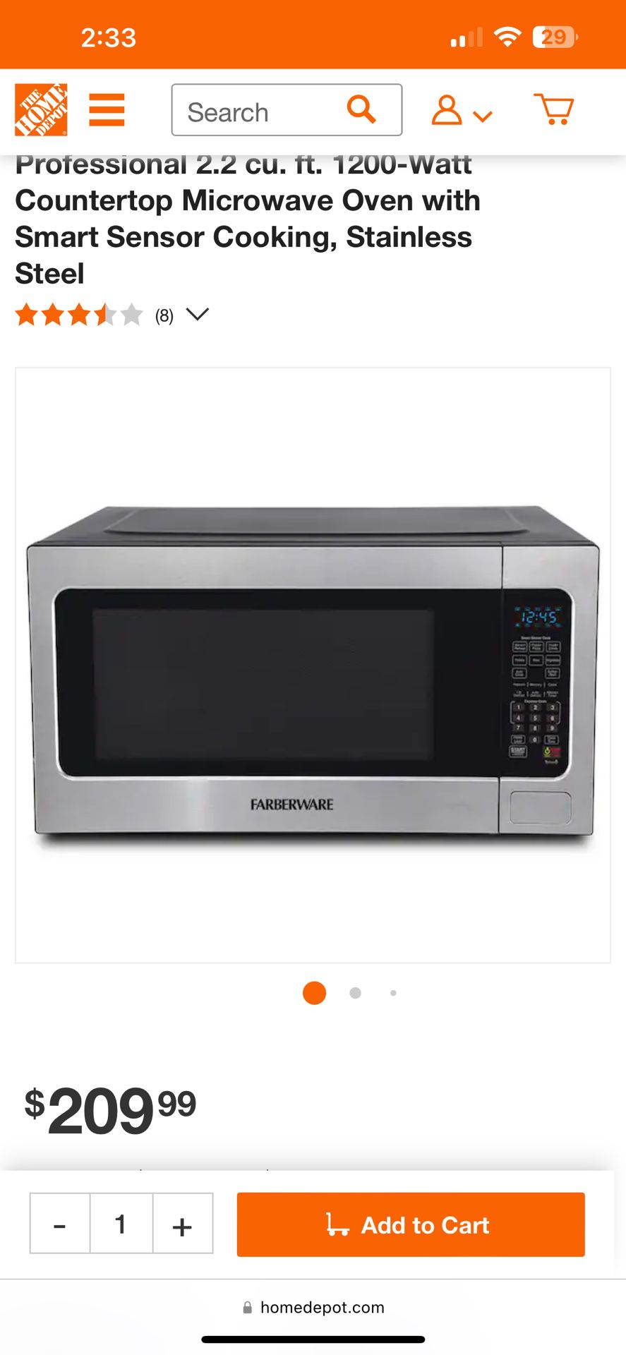 farberware professional microwave 