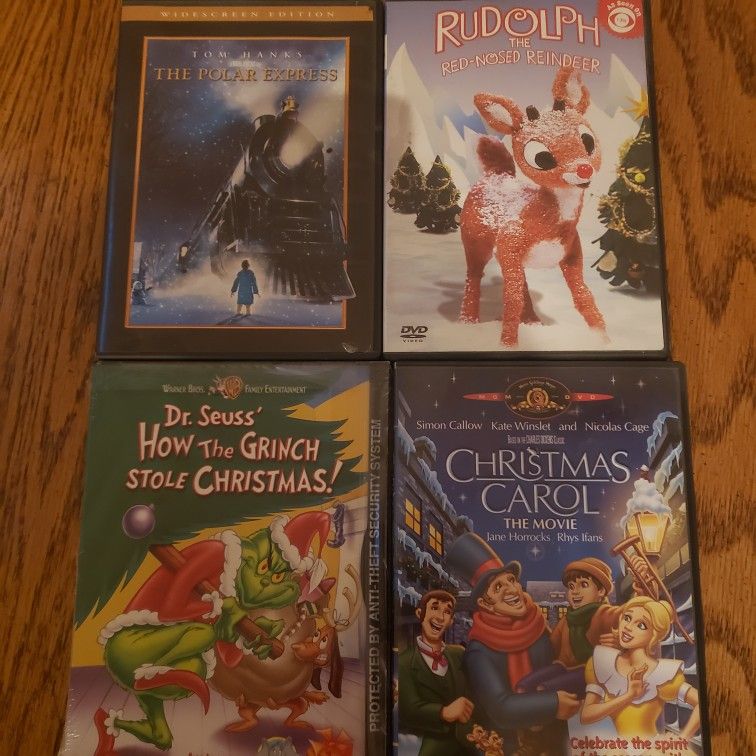 4 Christmas DVDs