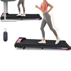 Walking Pad Under Desk Treadmill with Incline for Home and Office,Remote Control LED Display 3 in 1 Portable Mini Walking Jogging Machine