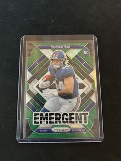 Cam Skattebo rookie card RC