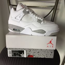 NEW Nike Air Jordan 4 Retro White Oreo