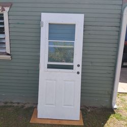 32x79.25 metal panels door