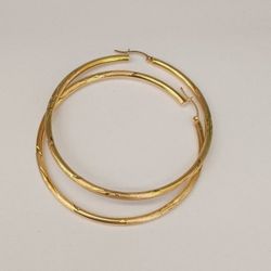 10kt Real Gold Hoop Earring For Women