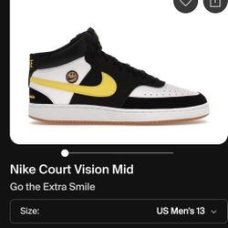 Nike Court Vision Mid. Smile.