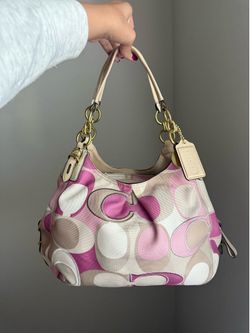2000s coach shoulder purse