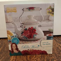 The Pioneer Woman Cheerful Rose Tea Kettle 