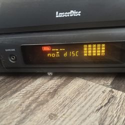 Laser Disc Player With Barcode & Remote