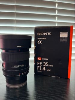 Sony 35mm 1.4