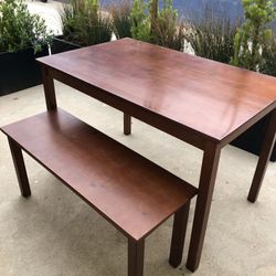 Dining Table With Benches