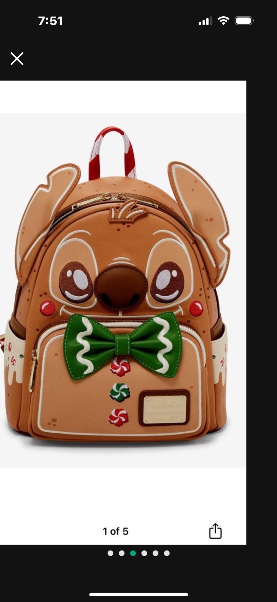 Loungefly Disney STITCH GINGERBREAD Scented (Price Is Firm) Wallet SOLD separately In Profile -Or BOTH for $100 π