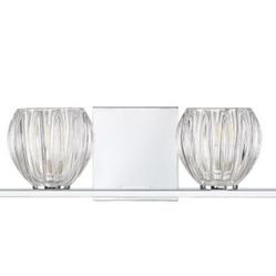 4 Light LED Bathroom Vanity Light In Polished Chrome