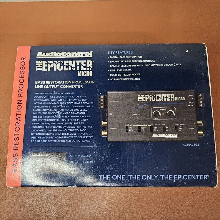AudioControl The EPICENTER Micro Bass Restoration Processor & Line Output Converter