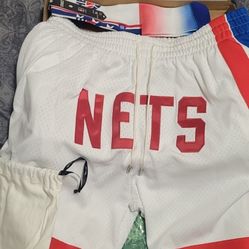 JUST DON NETS THROWBACK SHORTS 