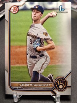 2022 Bowman Draft Jacob Misiorowski 1st $10