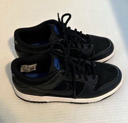 Nike Dunk low SE Black croc size 6Y