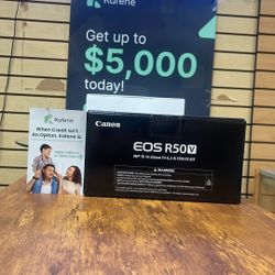 Canon R50V Kit $10 Down With Kafene 