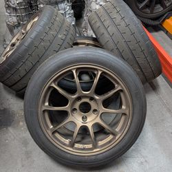 *USED* Volk Racing ZE40 - 17x9.5 / Offset +47 / 5x114.3 (BR)