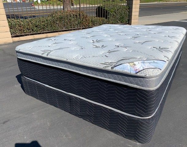 Full Ortho Bamboo Pillow Top Mattress!!