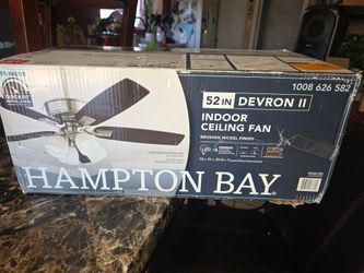 Hampton Bay Devron II 52-Inch Indoor Ceiling Fan