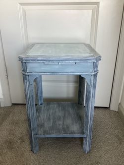 Small Shabby Chic Grey Table