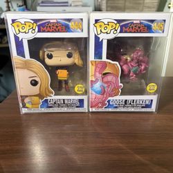 Funko Pops Captain Marvel 