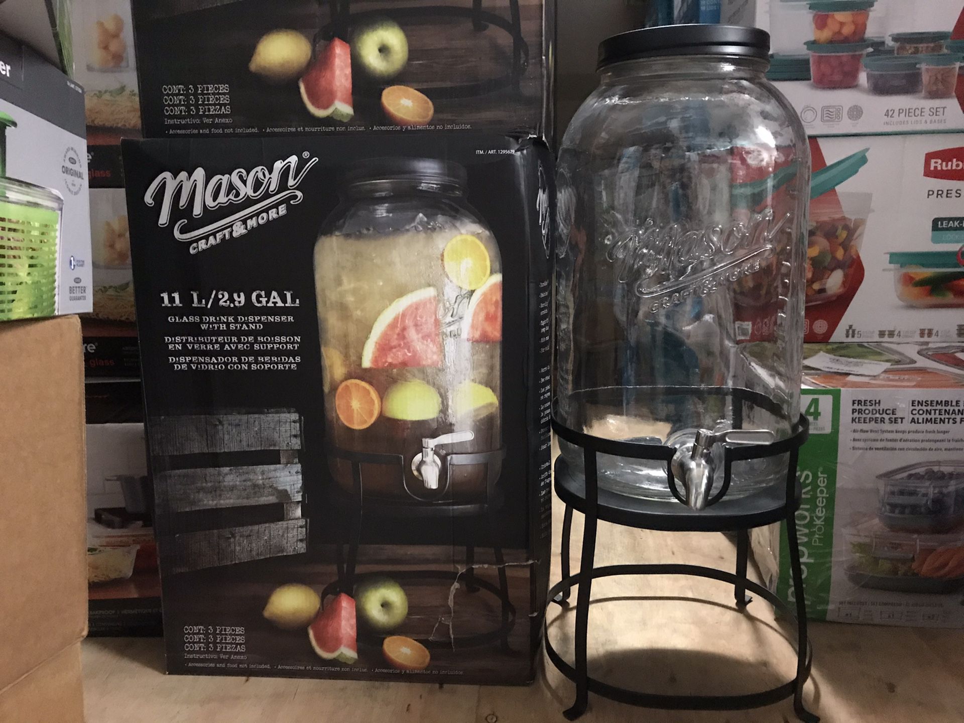 Mason Craft & More 4-Liter Drink Dispenser