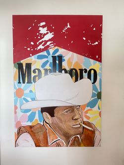 Marlboro Man painting 