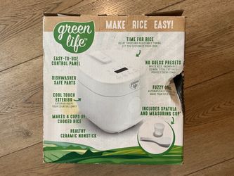 GreenLife Rice Cooker 4-Cup