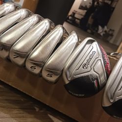 Golf Clubs TaylorMade AeroBurner HL Iron/Hybrid Set Regular-Flex Standard Right-Handed Grips