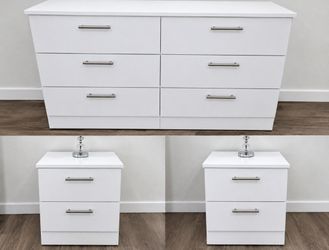DRESSER AND TWO NIGHSTANDS // CÓMODA Y DOS MESITAS DE NOCHE 🆕️