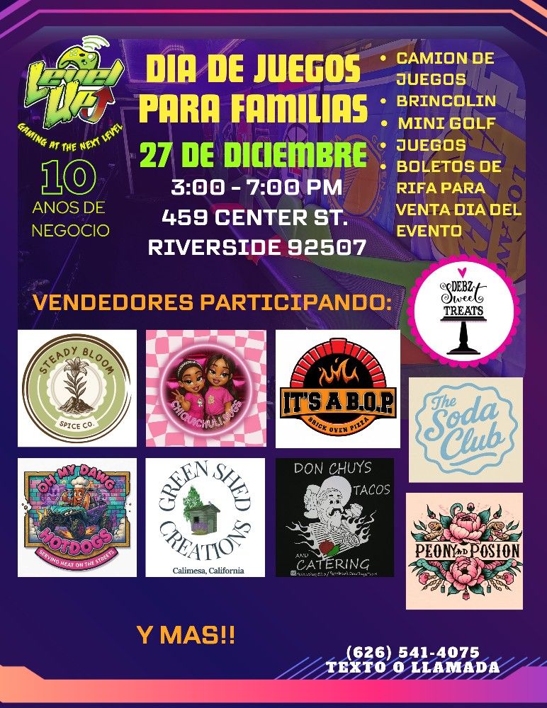 Camión De Juegos, Evento Gratis