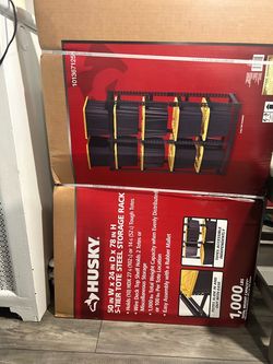 Husky 10-Tote Heavy Duty Steel Storage Rack – New in Box