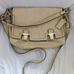 COACH X POPPY vintage leather bag