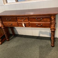 Dark Brown Sideboard W/ 6 Drawers  SKU  R9DR82