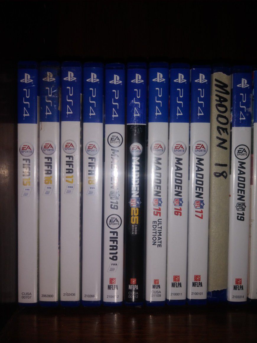 PS4 Sports Games For Sale Or Trade