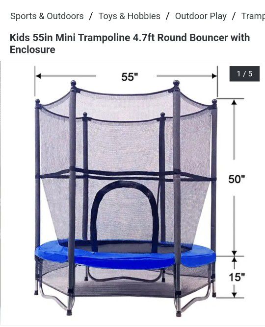 Kids Indoor Trampoline 