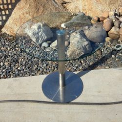 Round Glass Table