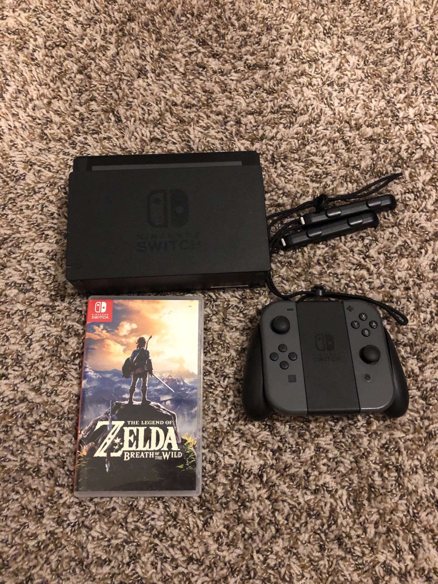 Nintendo Switch with Zelda BOTW