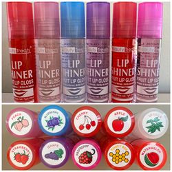 Fruit lip glosses