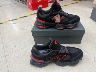 New Balance 9060 Black Red Sneakers