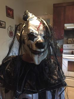 Killer clown costume size 8/10