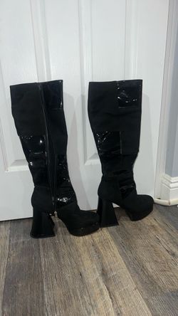 Patchwork LAMODA heels