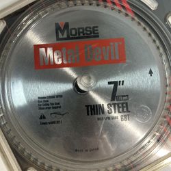 7” 178 mm Thin Steel Blade