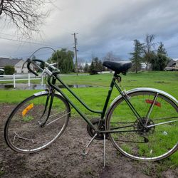 Vintage1967 SCHWINN Ladies Super Sport Green 10 Speed With Triple Chrome Fenders