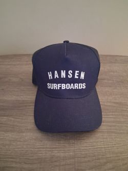 HANSEN SURFBOARDS Navy Blue Trucker Hat.(Never Worn)