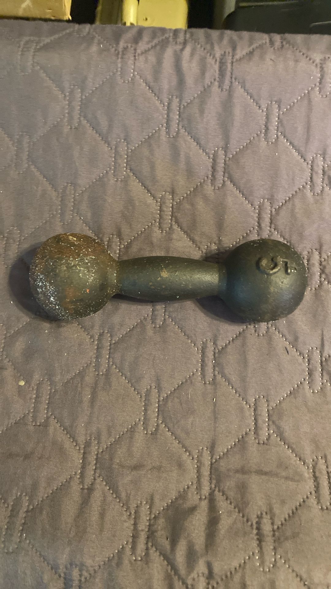 Antique 5lb Dumbbell