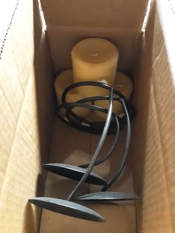 3 candle set